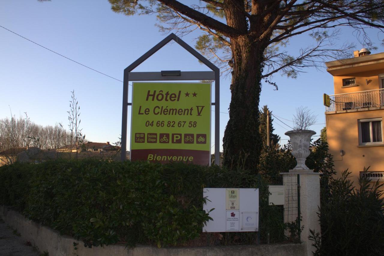 Logis Hotel Le Clement V Roquemaure  Exterior photo