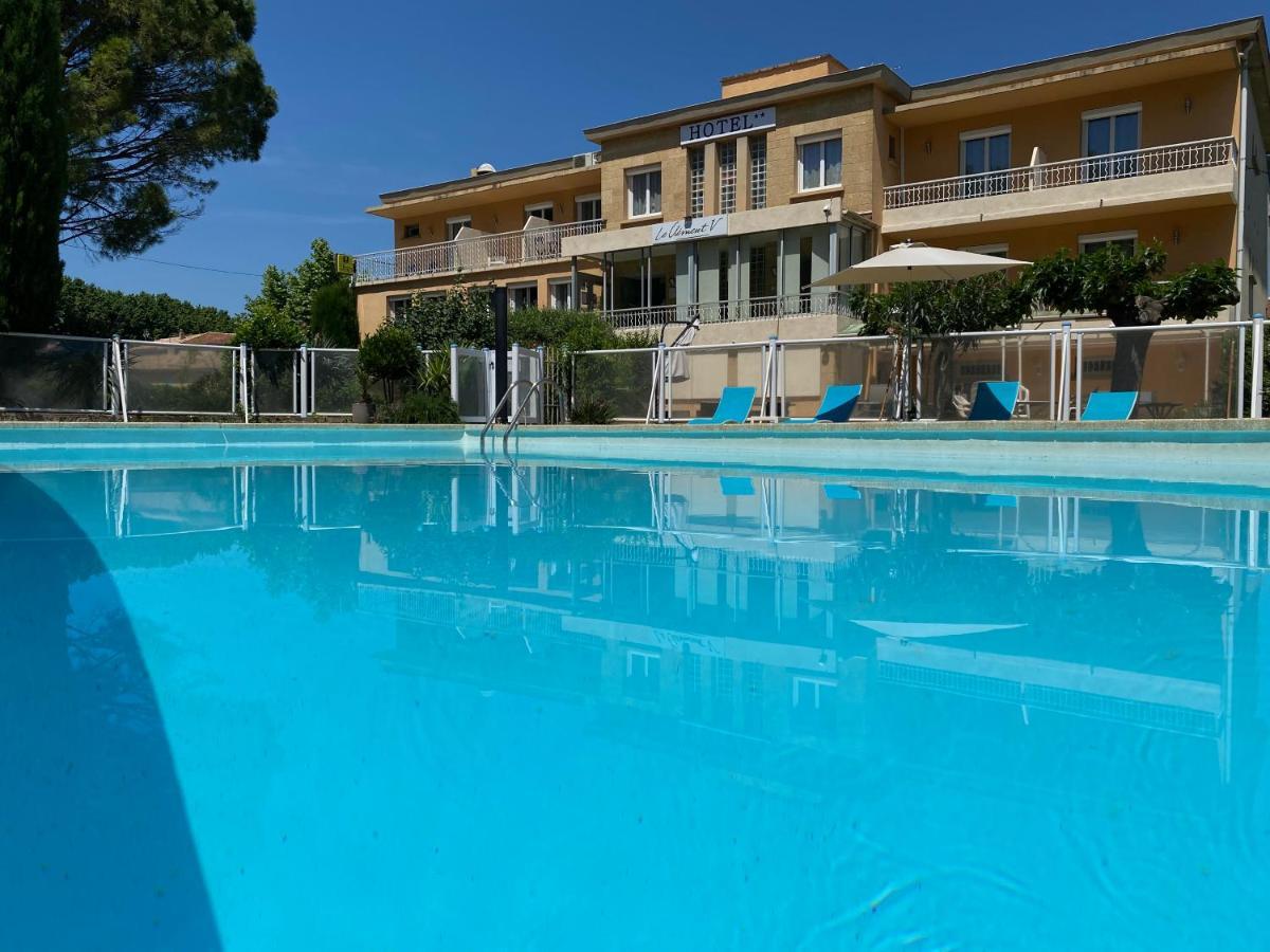 Logis Hotel Le Clement V Roquemaure  Exterior photo